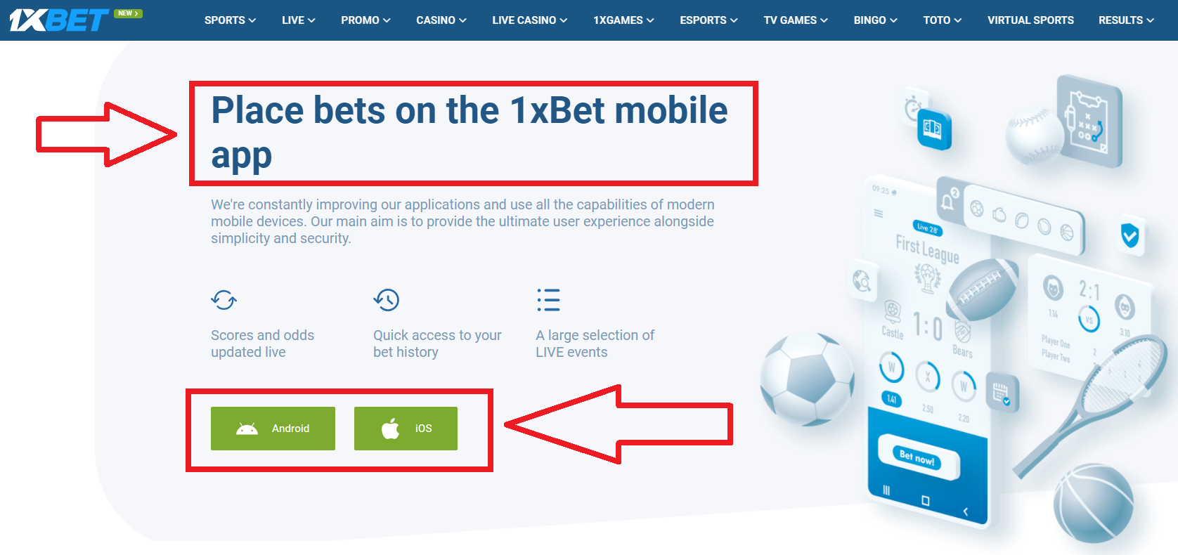 What is 1xBet apk?